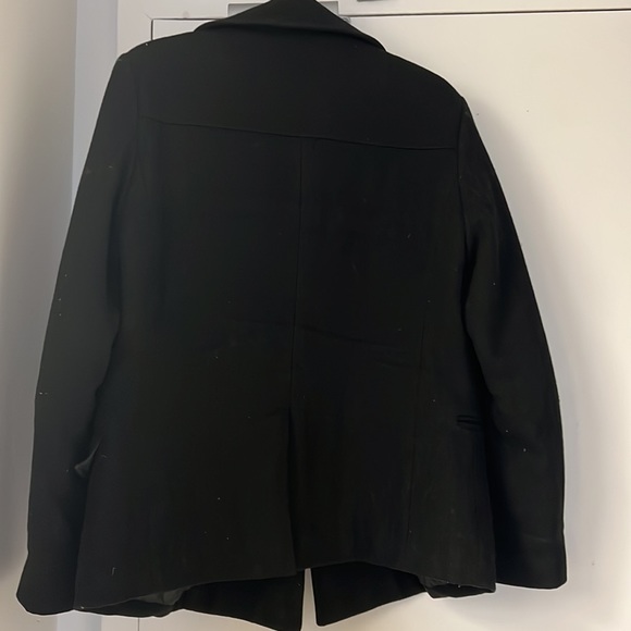 H&M Short Black Coat. Size Medium - Picture 2 of 4